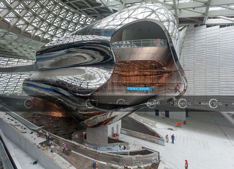 2 Site-installation-Stainless-steel-sculptures-fabrication-factory-beijing-china (1)