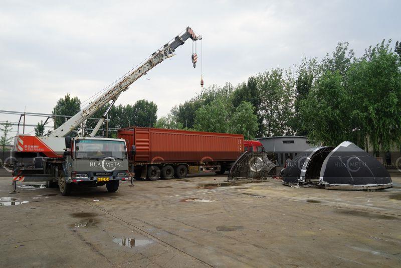 8. Transportation-- Polishing-grinding-stainless-steel-sculptures-farbcation-factory