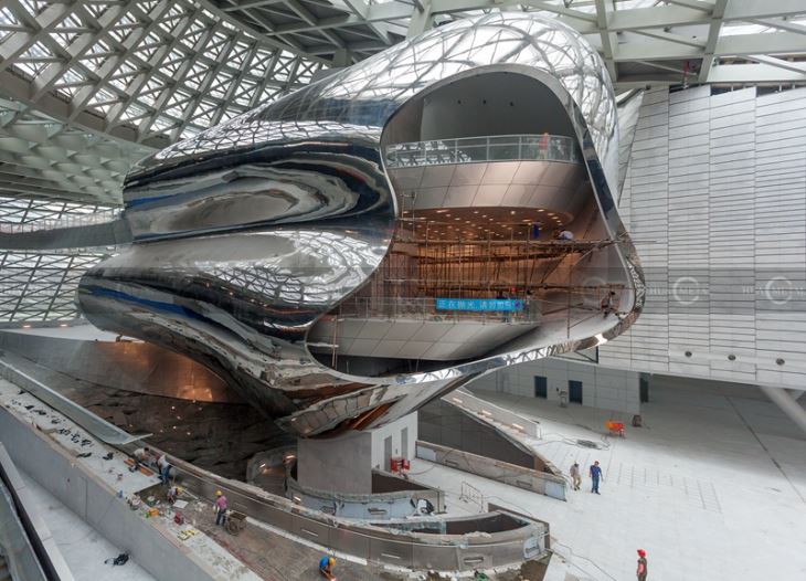 Site-installation-Stainless-steel-sculptures-fabrication-factory-beijing-china (1)